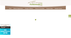 Desktop Screenshot of fichtenwald.de